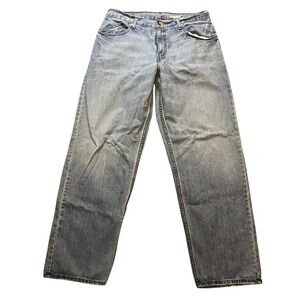 Levis SilverTab Baggy Jeans Mens 34 Light Wash Denim Wide Leg Skater Streetwear